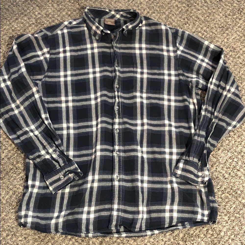 Men's Navy Flannel
